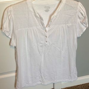 Merona Women's Plus Size White Top